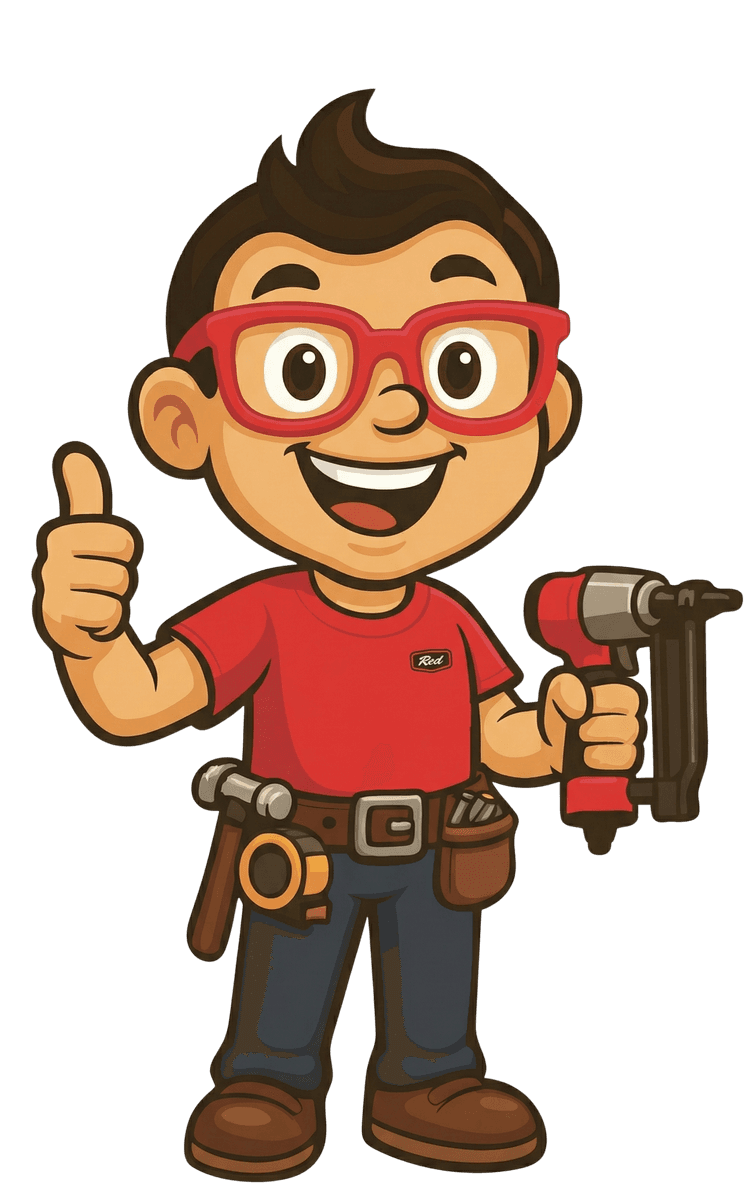 Red the Roofer, the Roof Boyz mascot